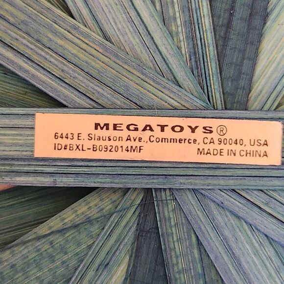 Megatoys braided woven multicolor baskets bundle of 3 thin wooden lightweight - Picture 6 of 6